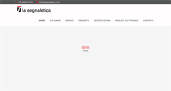 Desktop Screenshot of lasegnaletica.com