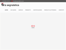 Tablet Screenshot of lasegnaletica.com